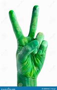 green hand